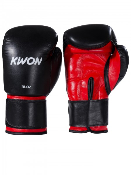 KWON Vollkontakt-Boxhandschuhe Knocking Rot