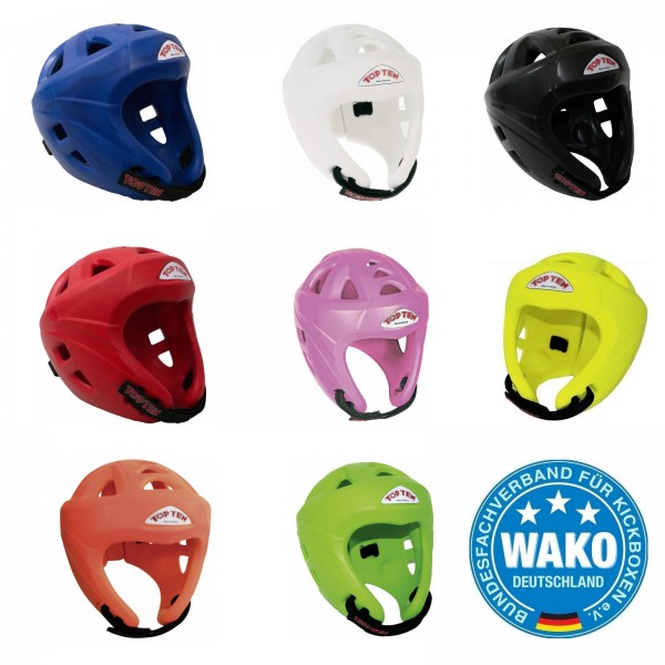 TOP TEN Kopfschutz Neon Avantgarde Alle Farben